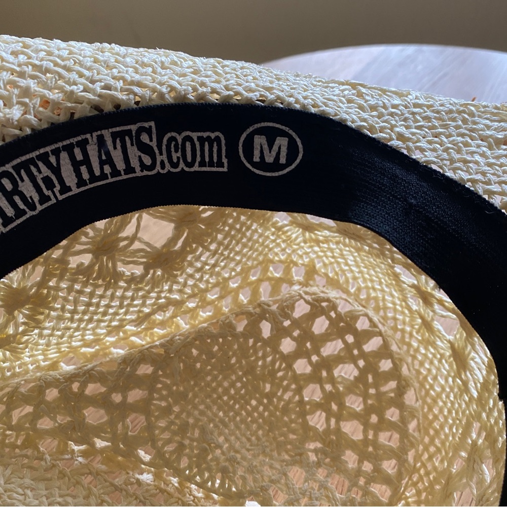 Cowboy hat women’s size M Down n Dirty beach coastal cowgirl l summer - Picture 6 of 6